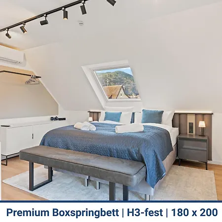 1-2 Personen - Parkplatz - Fahrradgarage - Zentrum - Kueche - Balkon - Wlan - Klima *