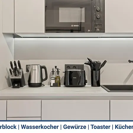 1-2 Personen - Parkplatz - Fahrradgarage - Zentrum - Kueche - Balkon - Wlan - Klima 公寓 圣马丁