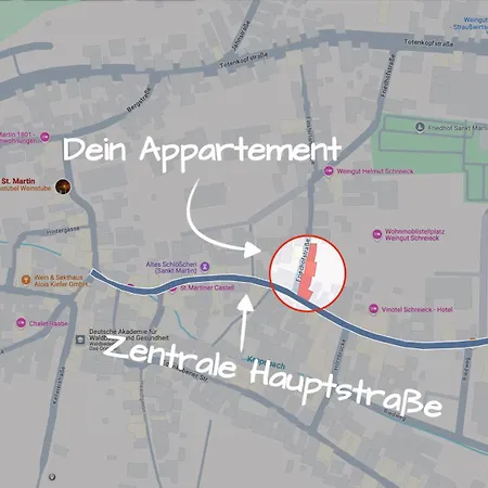 Apartment 1-2 Personen - Parkplatz - Fahrradgarage - Zentrum - Kueche - Balkon - Wlan - Klima