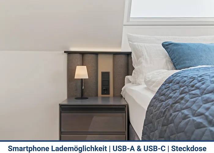 1-2 Personen - Parkplatz - Fahrradgarage - Zentrum - Kueche - Balkon - Wlan - Klima