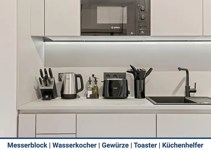 1-2 Personen - Parkplatz - Fahrradgarage - Zentrum - Kueche - Balkon - Wlan - Klima Apartamento Sankt Martin